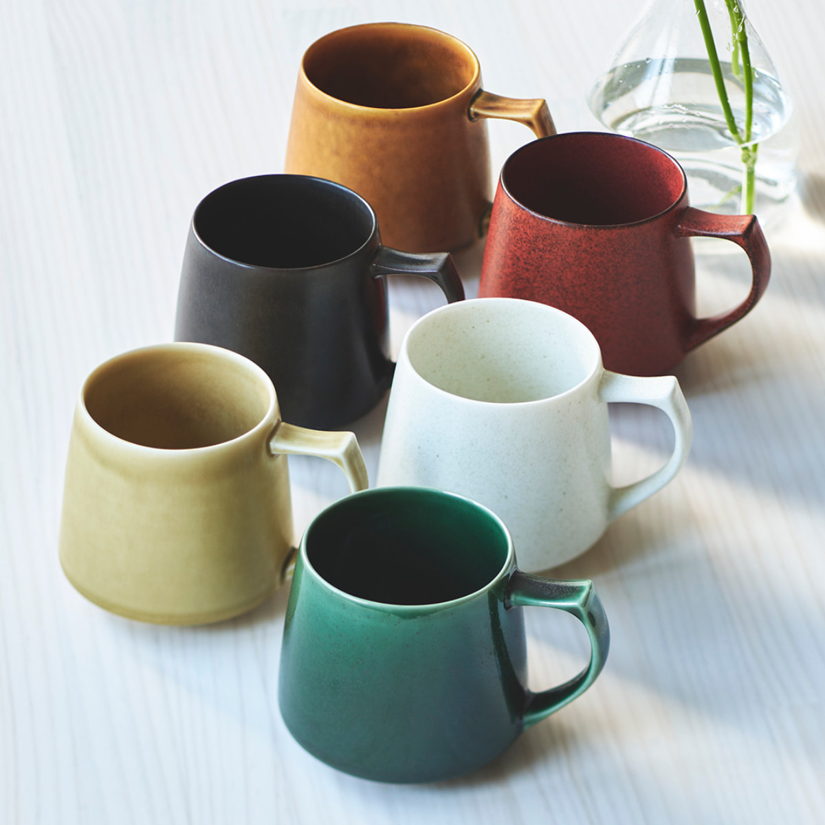 cores（コレス） マグカップ 320ml キキマグ 美濃焼 磁器 同色2個