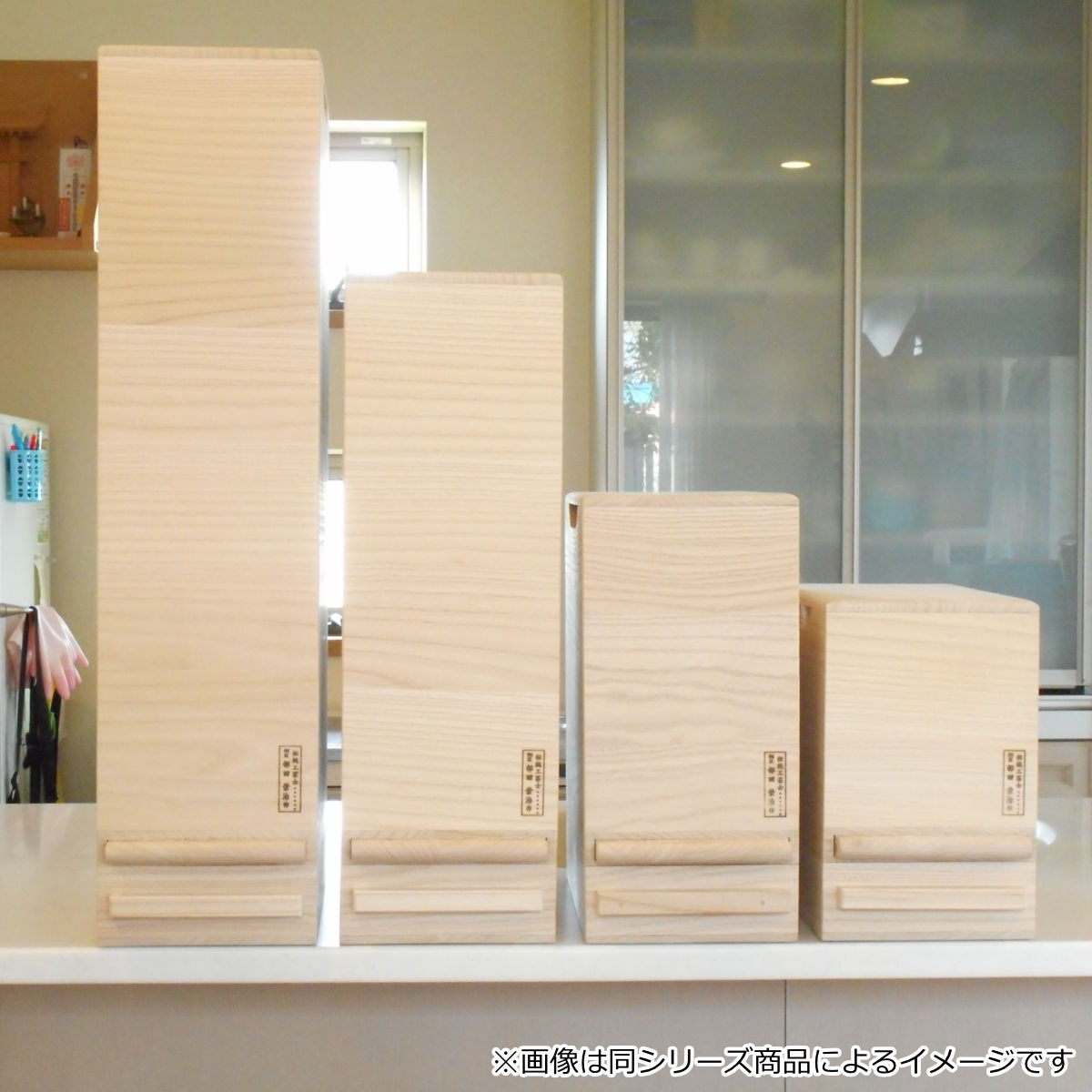 米びつ 20kg用 計量米びつ キャスター付き アクリル蓋で中身が見え