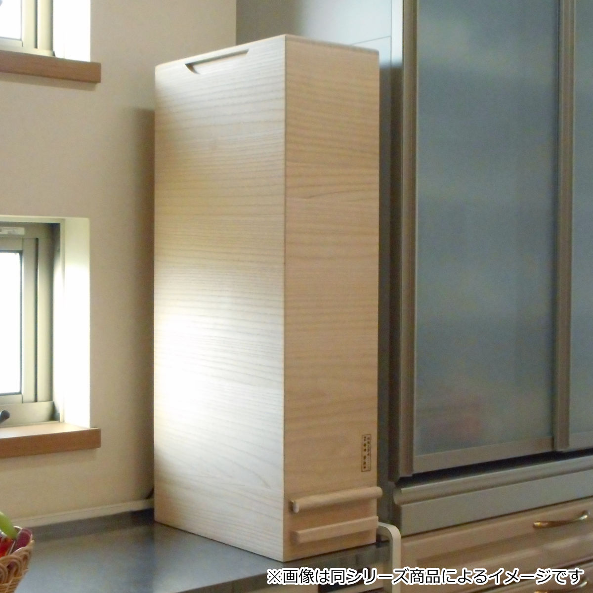 米びつ 30kg用 計量米びつ キャスター付き アクリル蓋で中身が見え