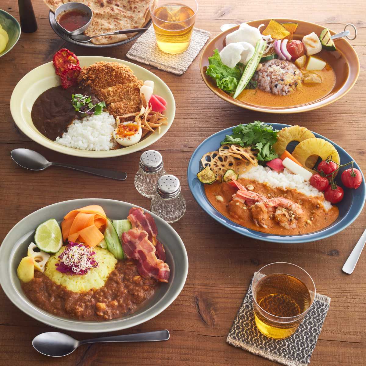 カレー皿 スプーンセット 25cm 逸品窯 陶磁器 （ 食洗機対応 電子 