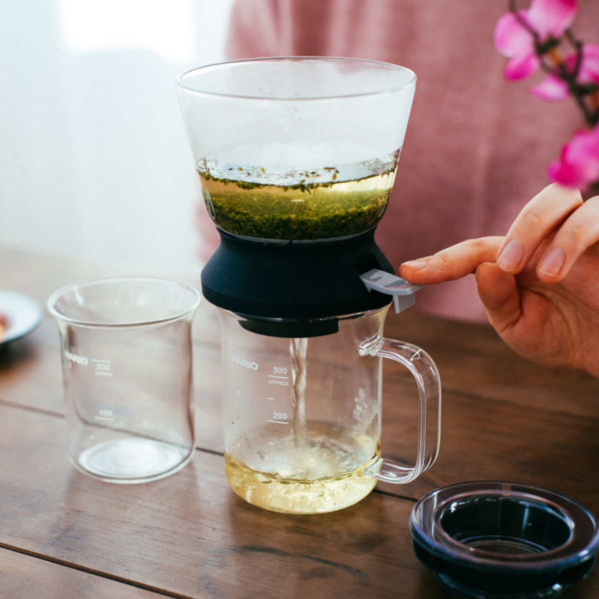 HARIO（ハリオ） ティードリッパー 350ml ラルゴ 耐熱ガラス （ 食洗機