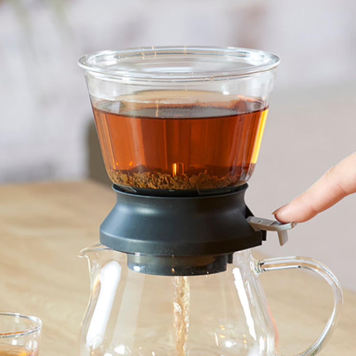 HARIO（ハリオ） ティードリッパー 350ml ラルゴ 耐熱ガラス （ 食洗機