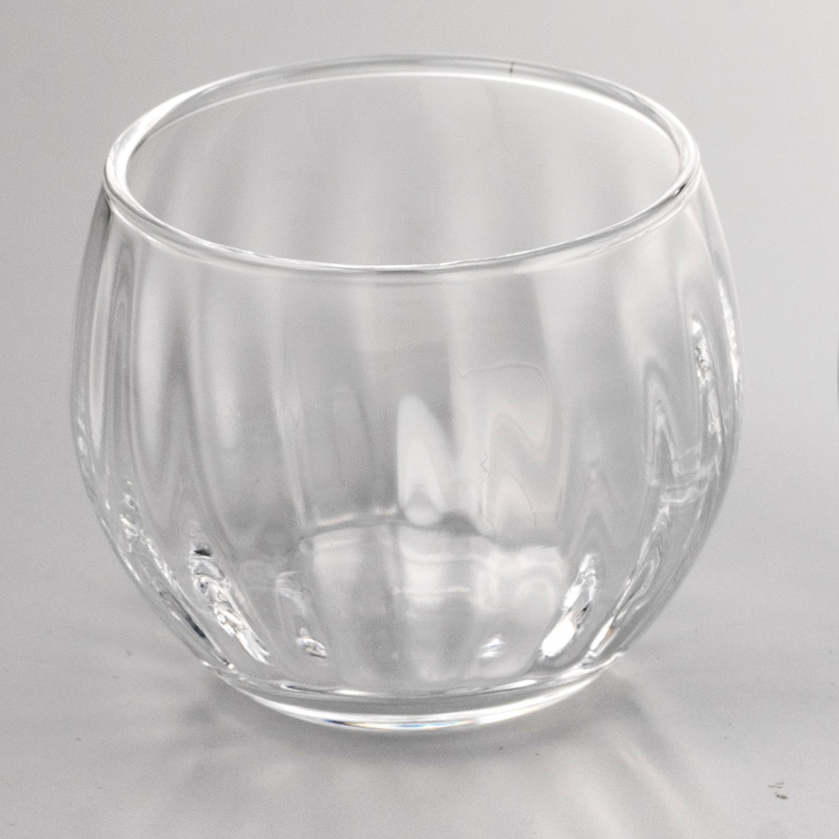 HARIO（ハリオ） 冷酒器 グラス セット 360ml 丸地炉利 耐熱ガラス 