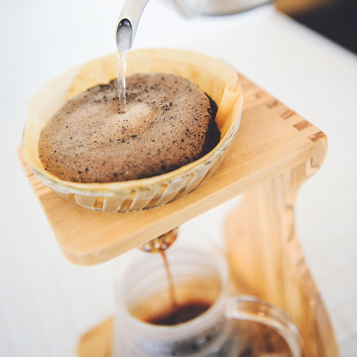 HARIO（ハリオ） コーヒー ドリッパーセット 1〜4杯用 V60 オリーブ