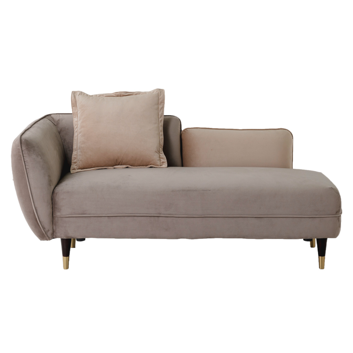 ソファ L字 2人掛け ベルベット生地 幅156cm （ ソファー コンパクト