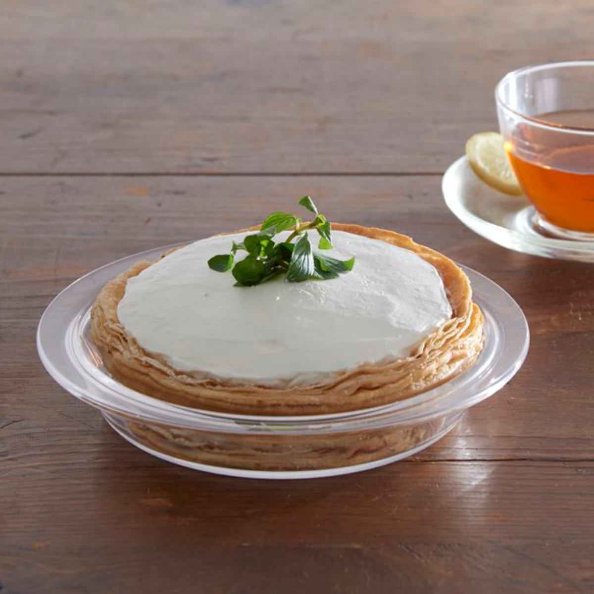 HARIO（ハリオ） パイ皿 20cm 耐熱ガラス （ HARIO 食洗機対応 電子