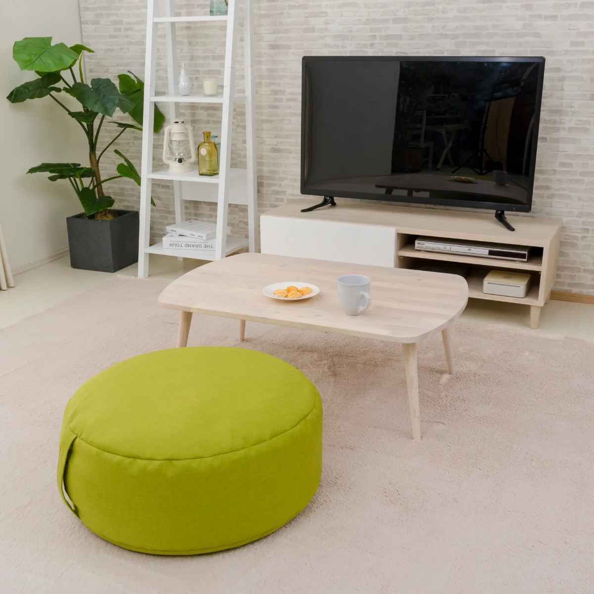 セルタン ビーズクッション 丸型 XLサイズ ダリアン 持ち手付