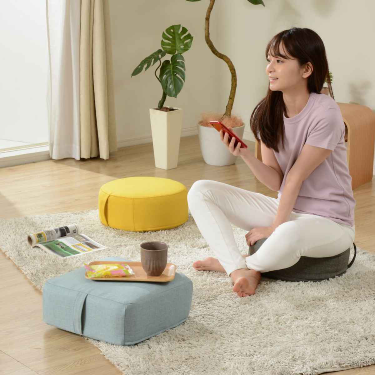 Amazon.co.jp: クッション 座布団 高反発 クッション 硬い 極厚