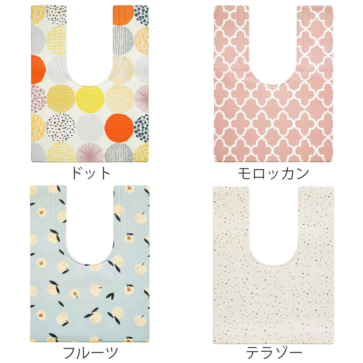 トイレマット 拭ける 80×60cm スキマに...の詳細画像1