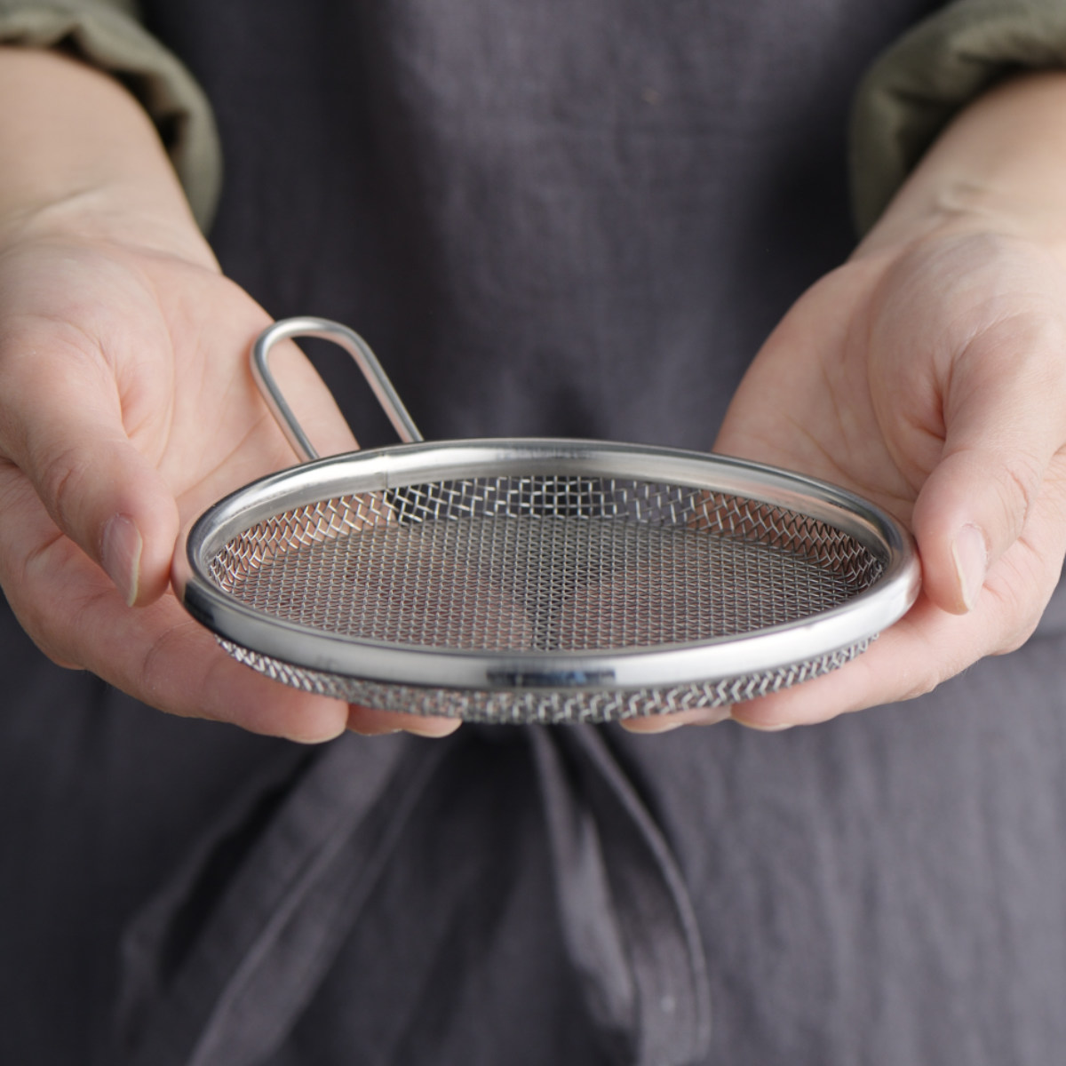ヨシカワ 手付きストレーナー 13cm 浅型 and ステンレス製 日本製 食洗