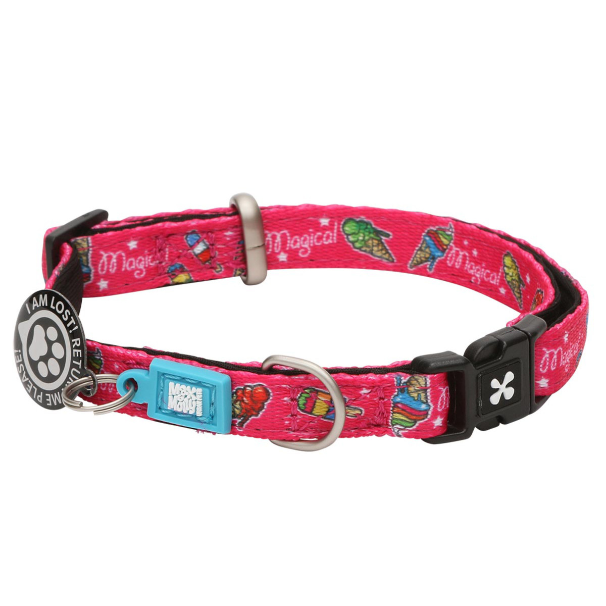 首輪 小型犬 XS マックス＆モーリー 迷子札 犬 （ 犬用首輪 ペット用