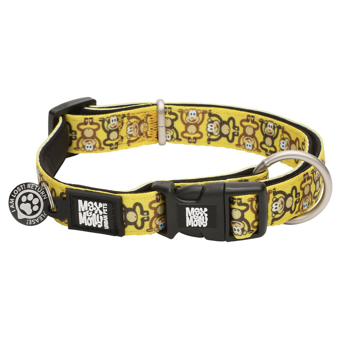 首輪 中型犬 M マックス＆モーリー 迷子札 犬 （ 犬用首輪 ペット用