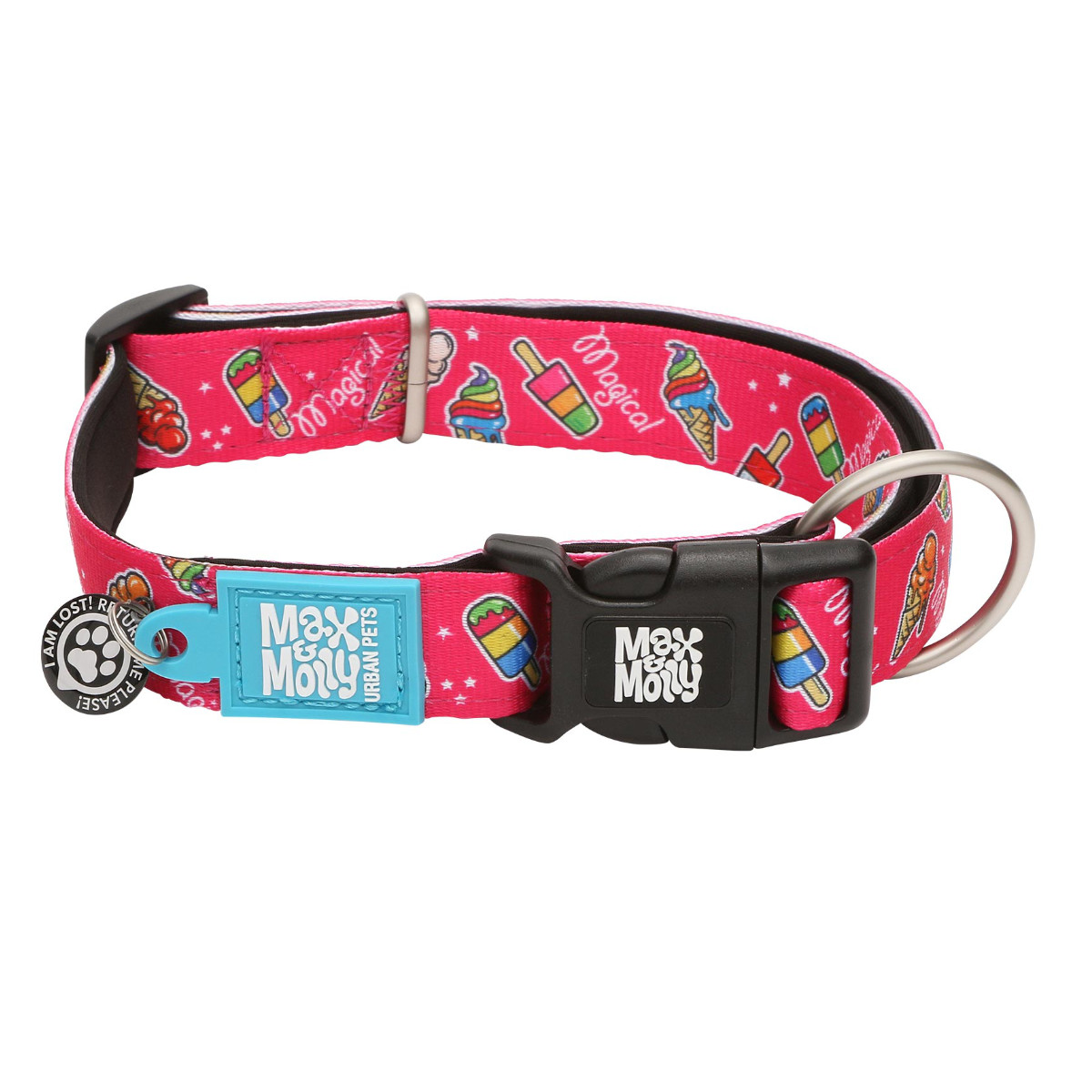 首輪 大型犬 L マックス＆モーリー 迷子札 犬 （ 犬用首輪 ペット用