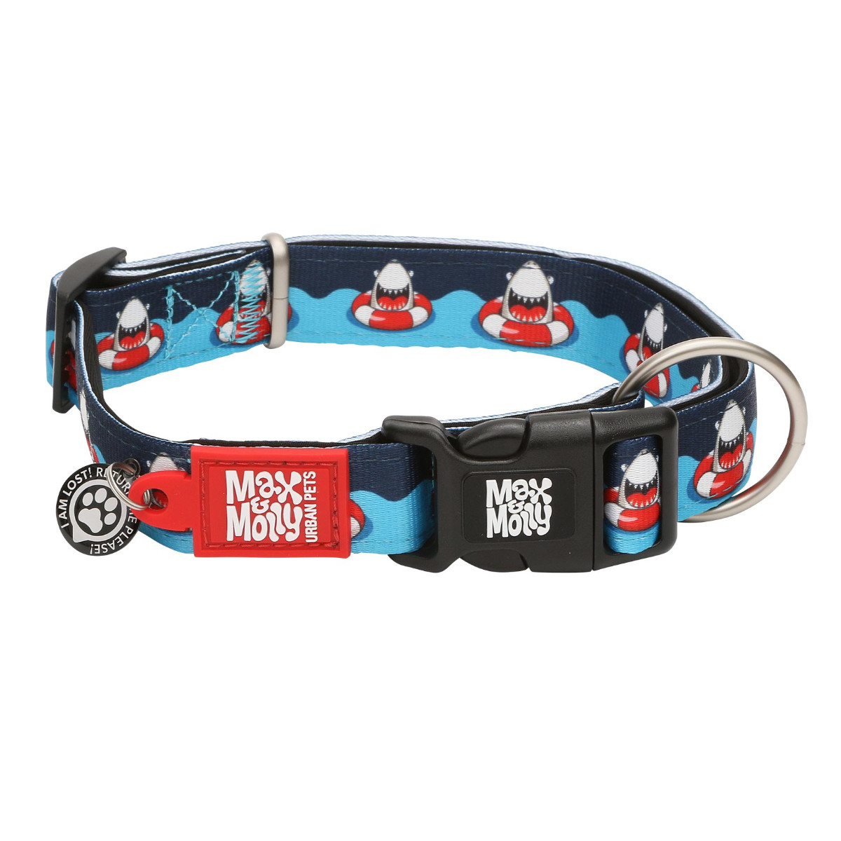 首輪 大型犬 L マックス＆モーリー 迷子札 犬 （ 犬用首輪 ペット用