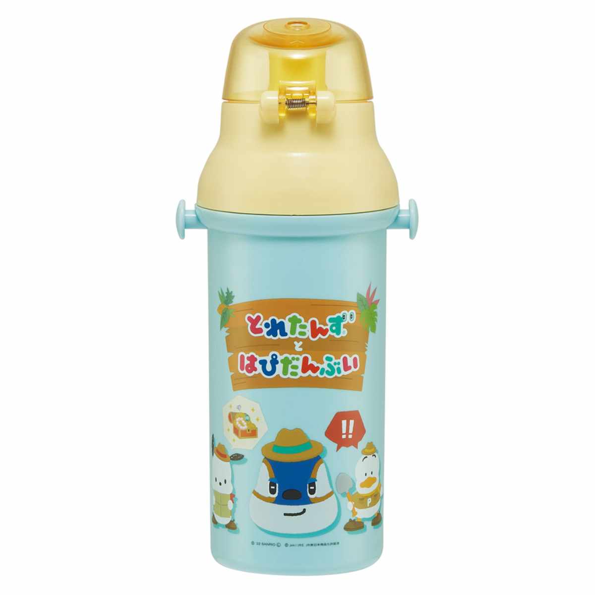 水筒 キッズ 直飲み プラスチック 480ml ワンタッチ キャラクター （ スプラトゥーン にゃんこ大戦争 スーパーマリオ くまのがっこう とれたんず ） | スケーター | 19