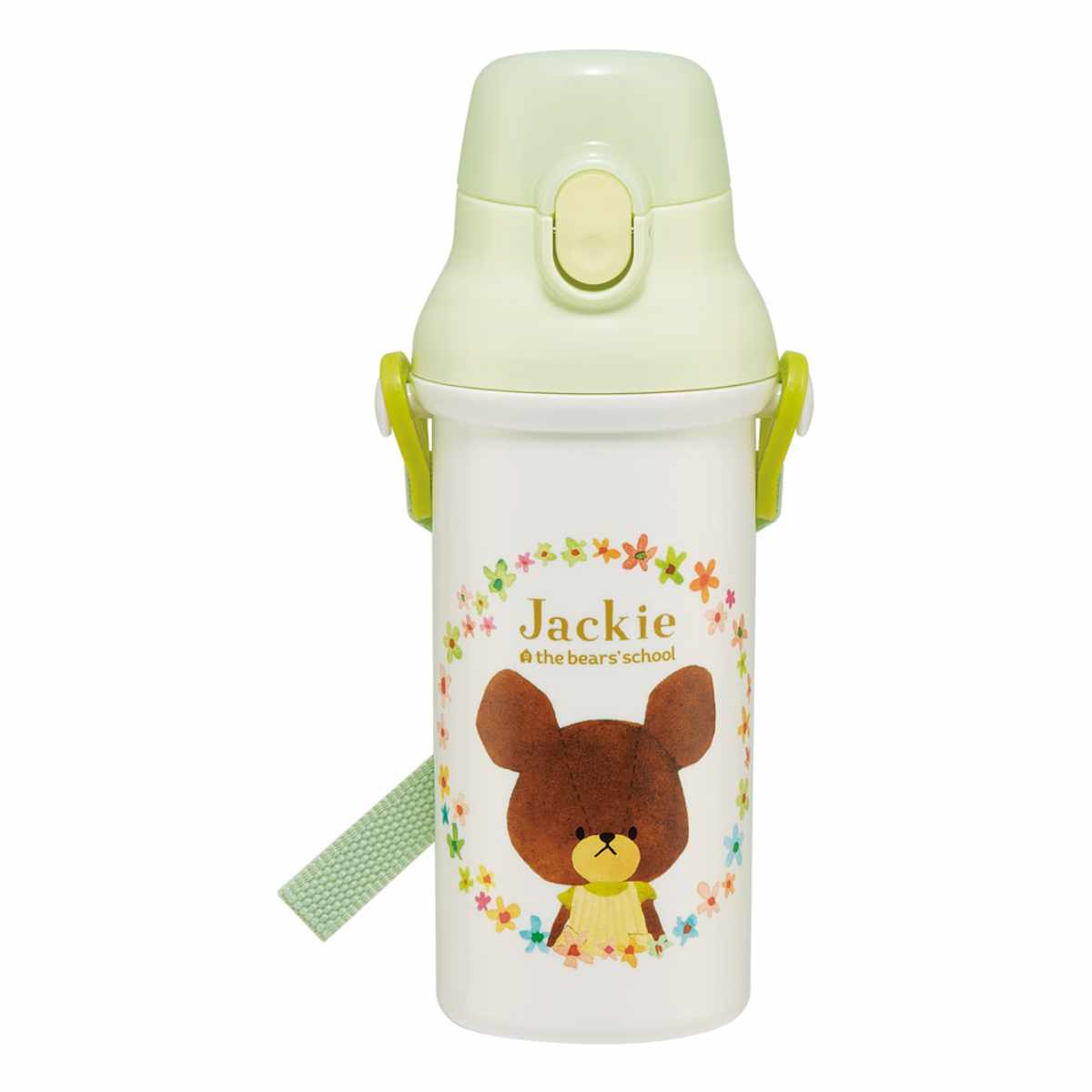 水筒 キッズ 直飲み プラスチック 480ml ワンタッチ キャラクター （ スプラトゥーン にゃんこ大戦争 スーパーマリオ くまのがっこう とれたんず ） | スケーター | 04