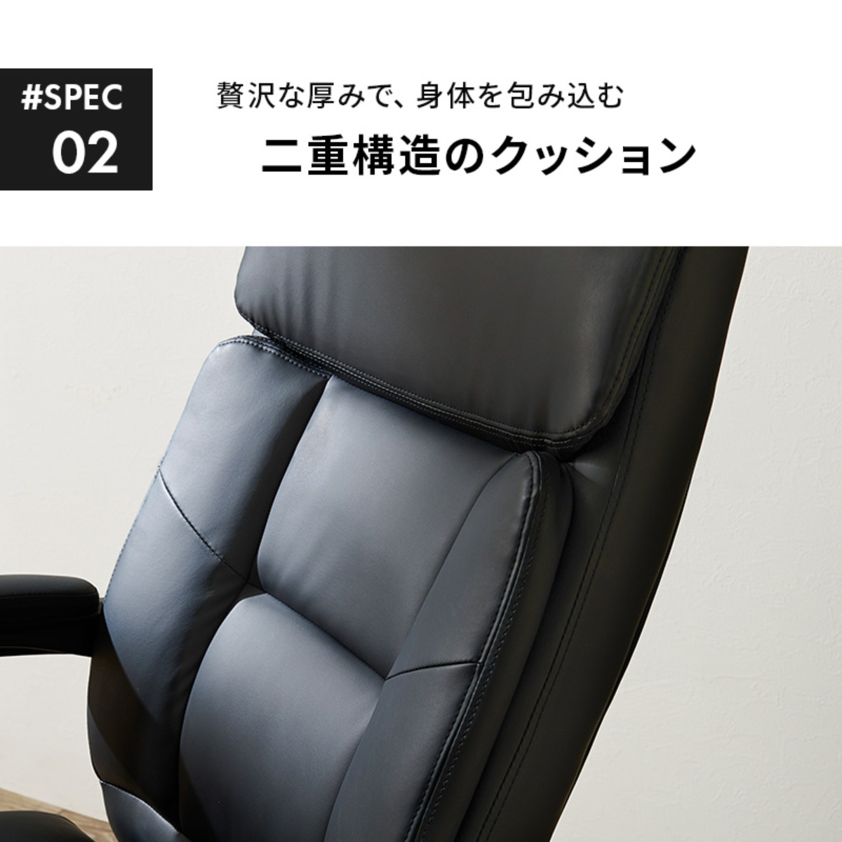 HAGiHARA（萩原） リクライニングチェア 回転式 一人用 アームレスト
