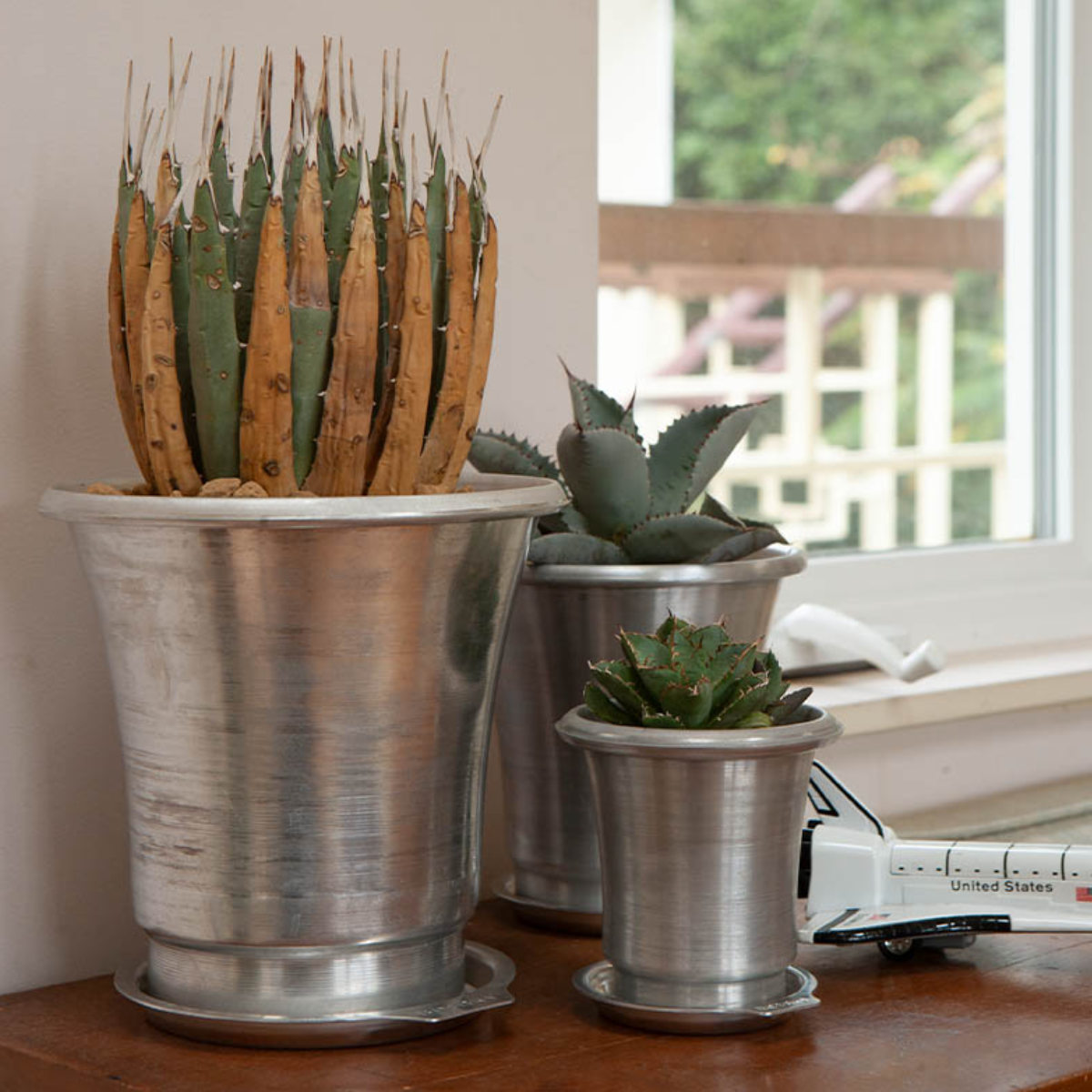 DULTON（ダルトン） ポット＆ソーサー L アルミニウム （ DULTON