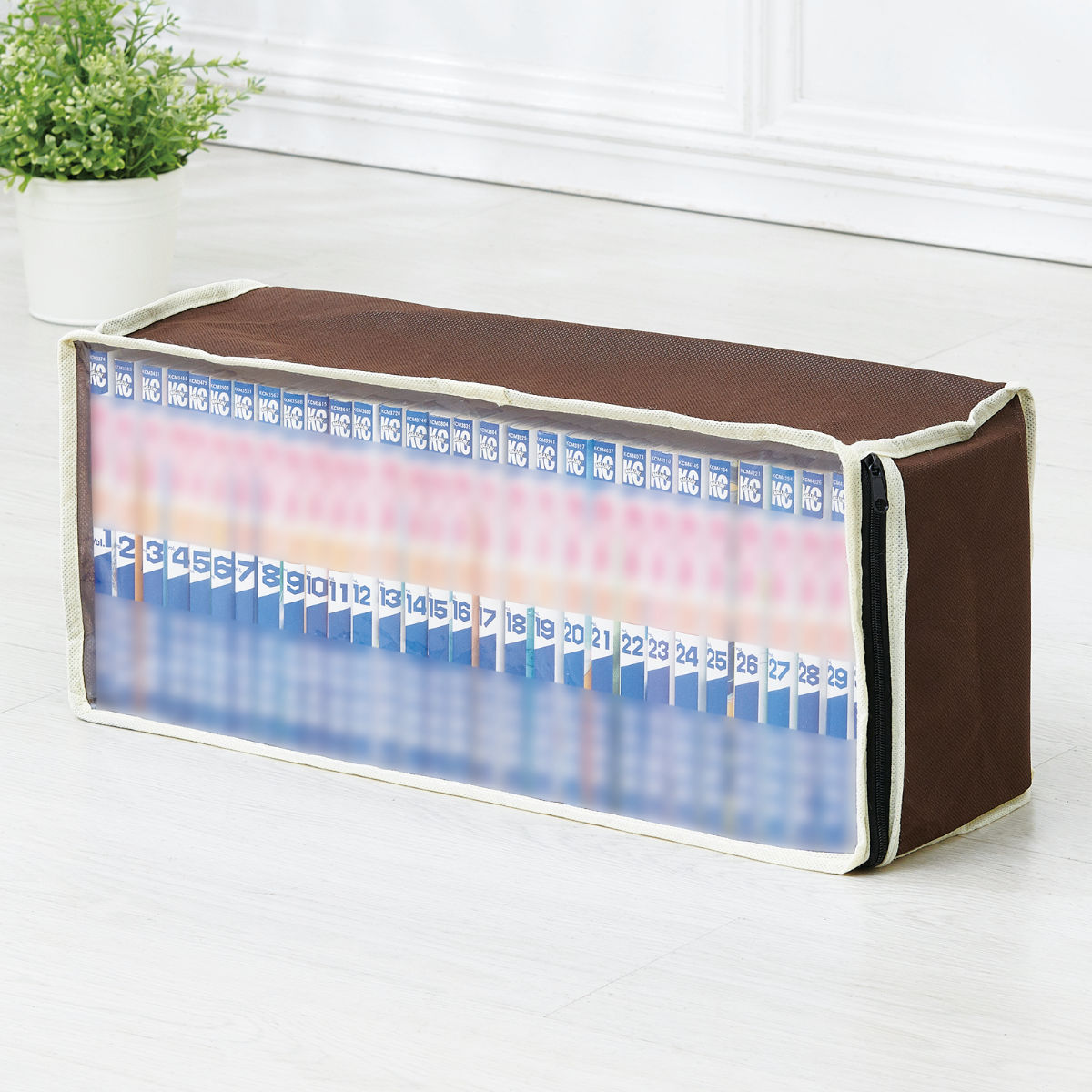 漫画収納ケース パッと見えるコミック収納ケース 4枚組×3個セット