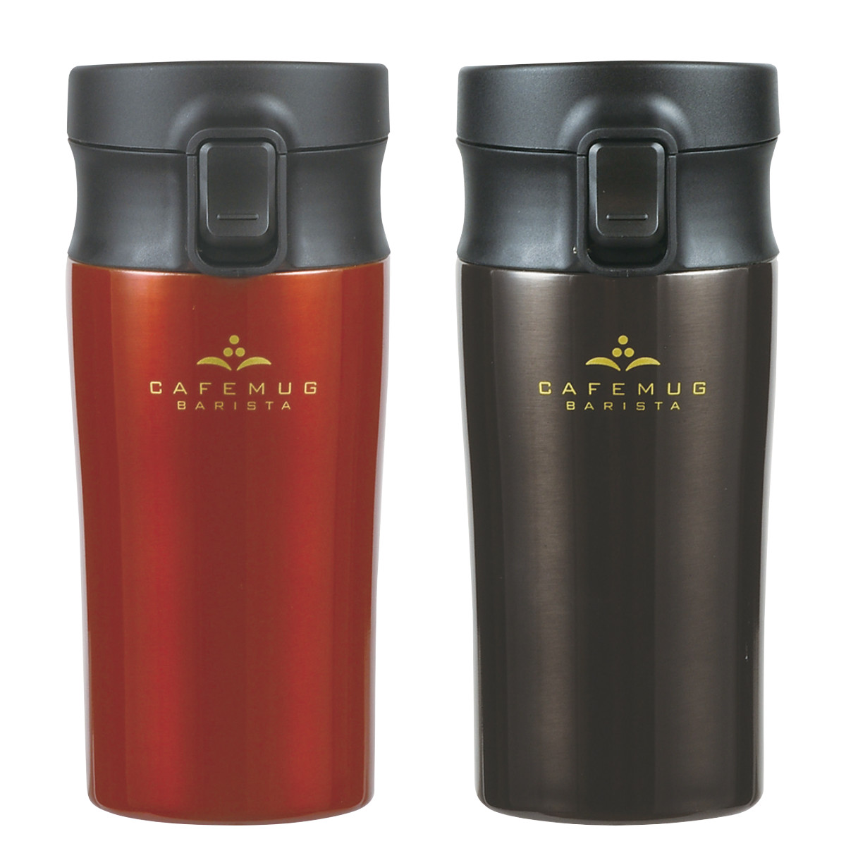 パール金属 タンブラー 400ml カフェマグバリスタ ワンタッチ