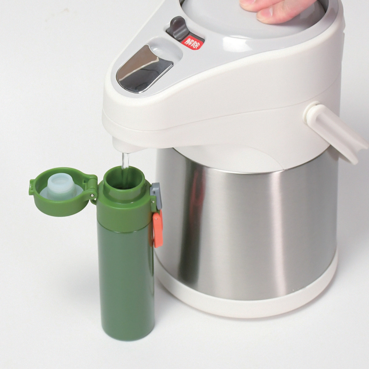 パール金属 水筒 200ml カフェマグ スリムワンタッチマグ 保温 保冷