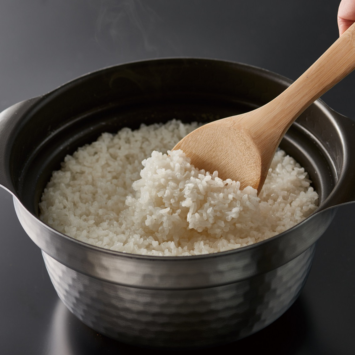 HARIO（ハリオ） 雪平ご飯釜 1〜3合 IH対応 ガラス蓋付き フタがガラス