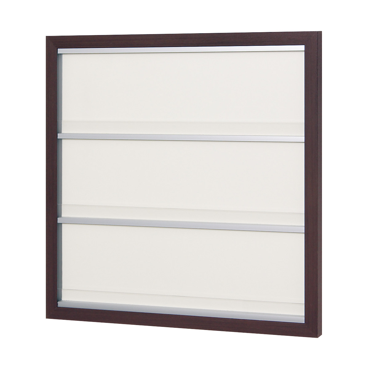 CDラック 55.6×55.6cm 壁掛け CD 9枚 収納 ディスプレイ L412