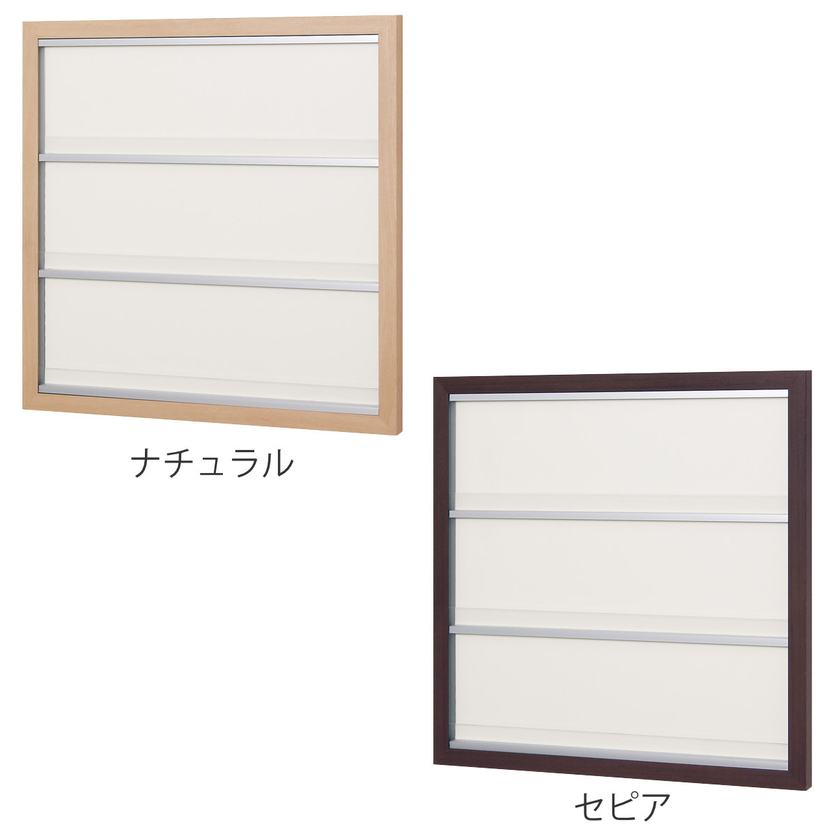 CDラック 55.6×55.6cm 壁掛け CD 9枚 収納 ディスプレイ L412