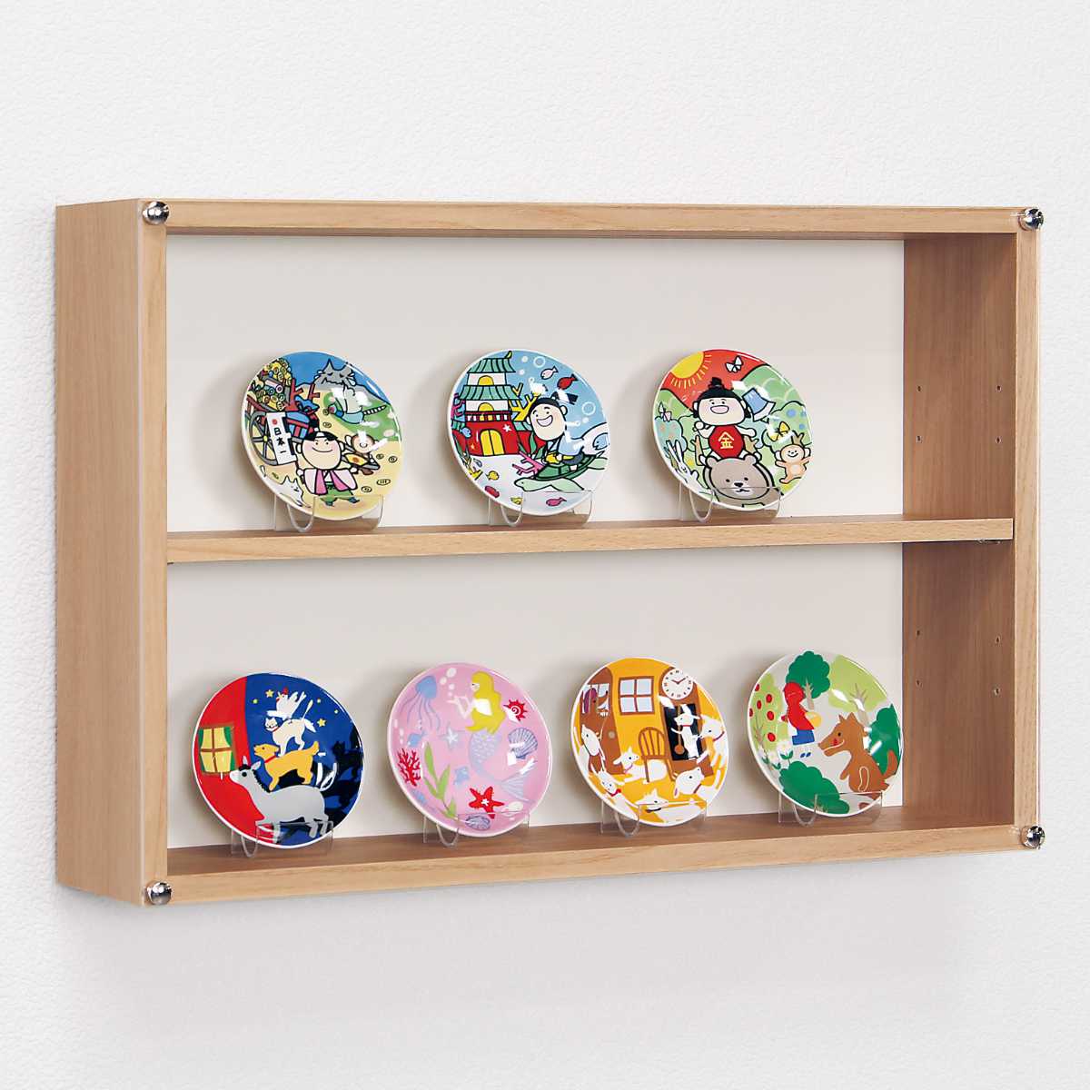 コレクションケース 45×30cm 置き掛け両用 3段 フィギュア L404