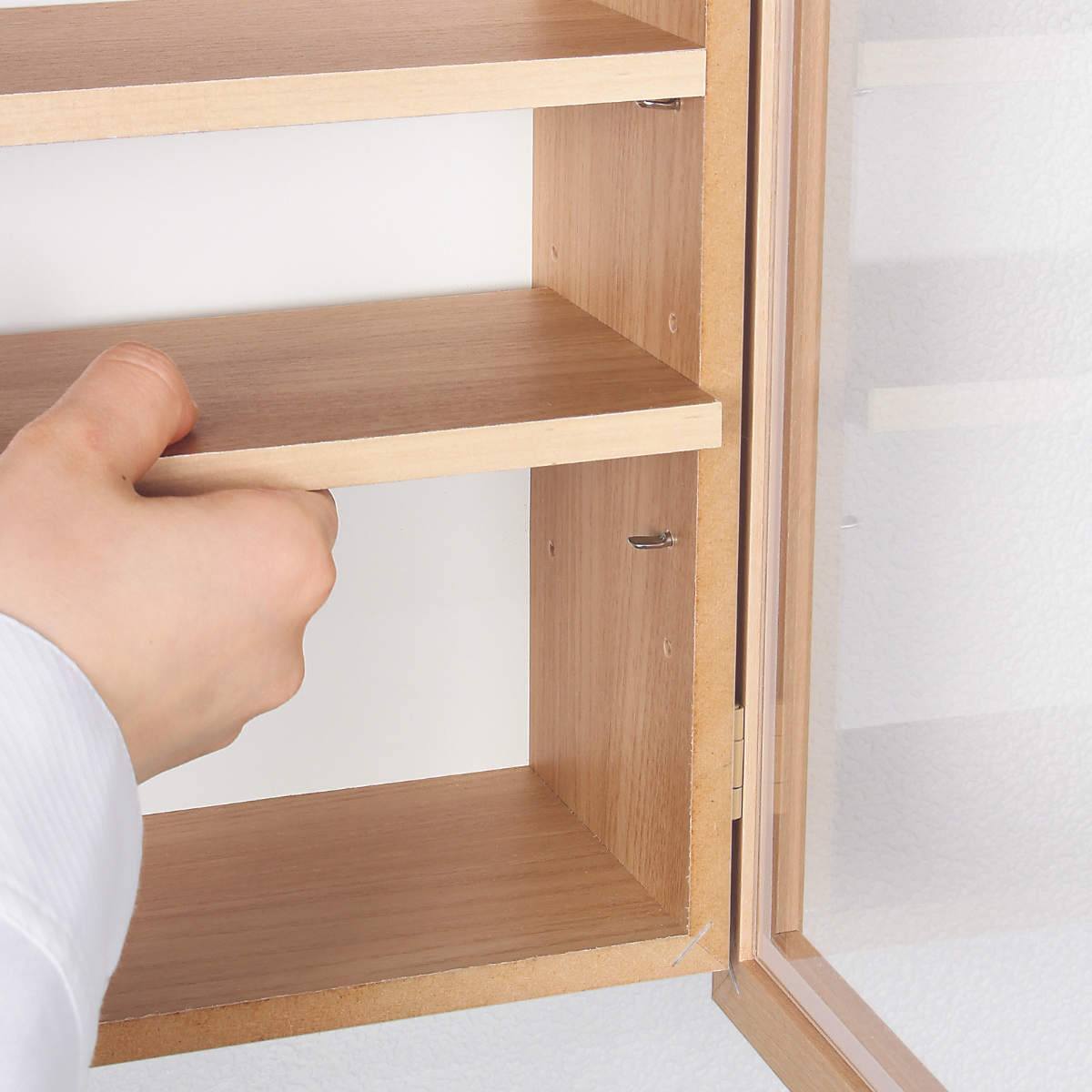 コレクションケース 63×48cm カバー扉付き メイク道具 L405 （ ケース