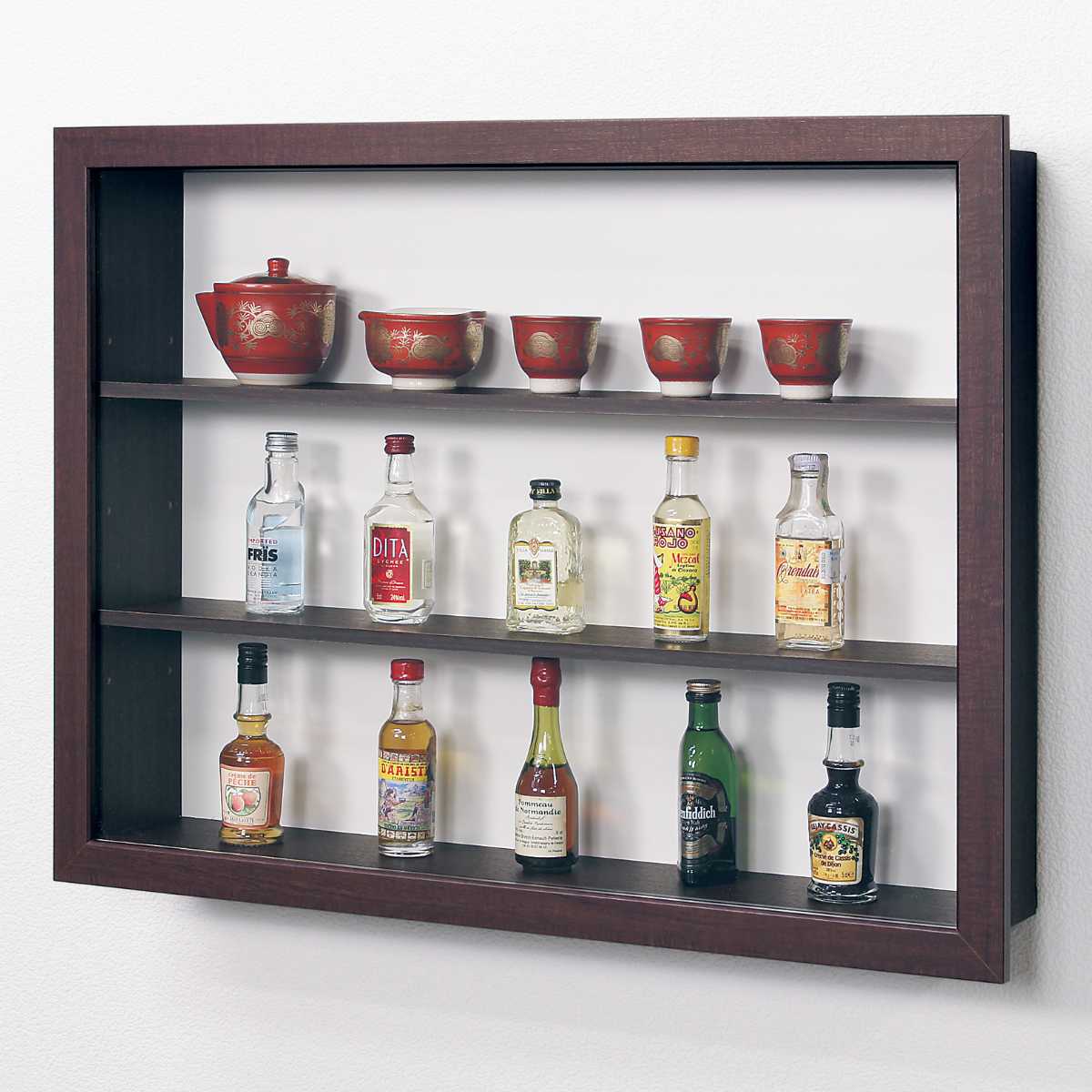 コレクションケース 63×48cm カバー扉付き メイク道具 L405 （ ケース