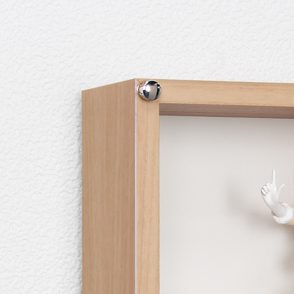 コレクションケース 25×25cm 置き掛け両用 BOX型 フィギュア L401