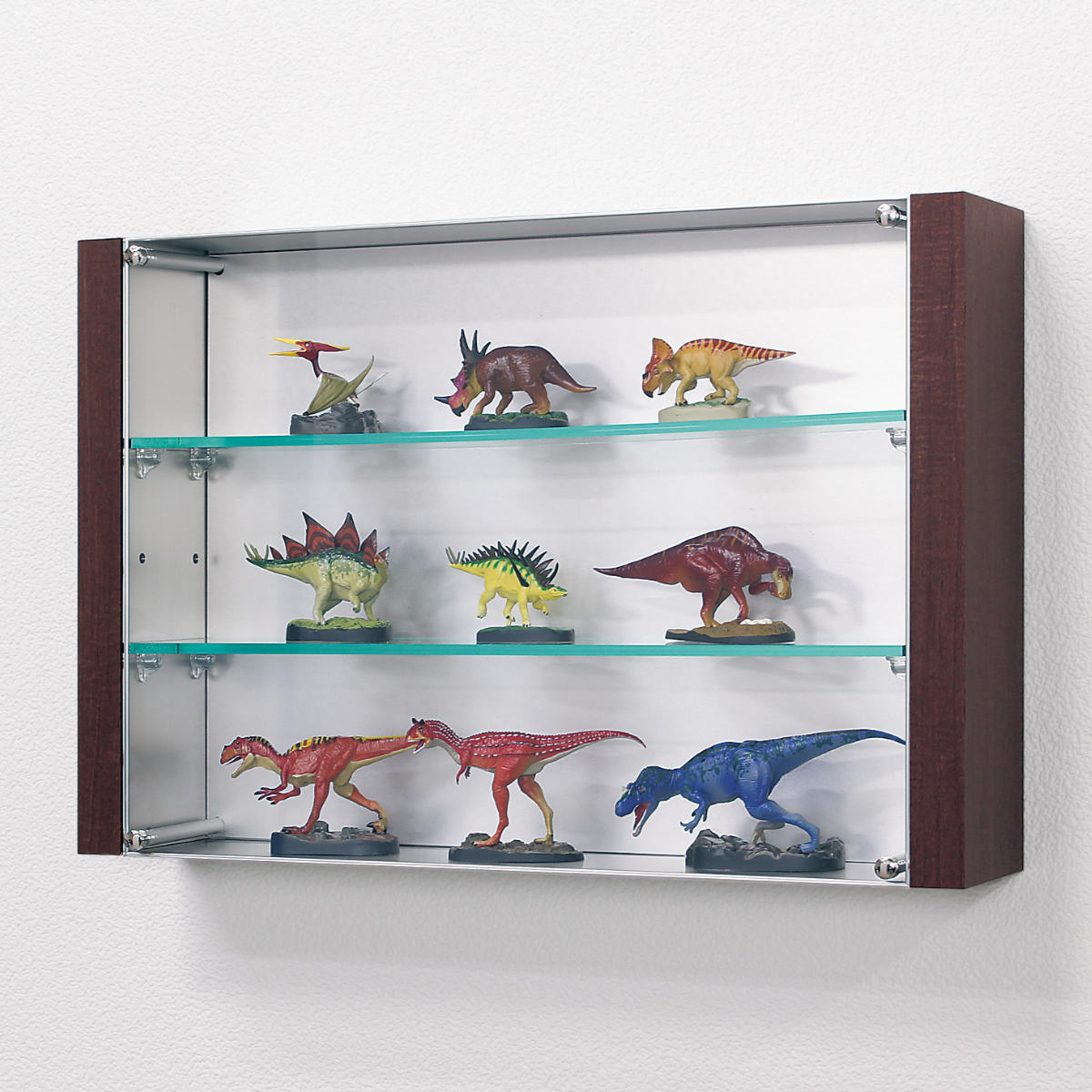 コレクションケース 45×30cm 置き掛け両用 3段 フィギュア L4010