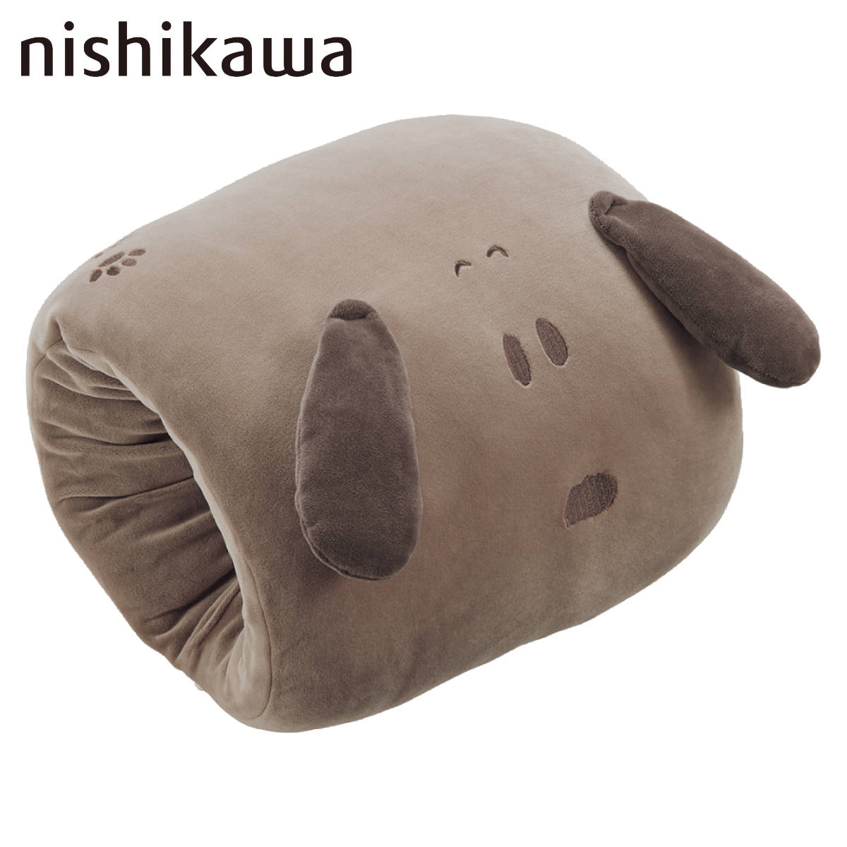 西川（nishikawa） おひるねピロー ふかふかポケットスヌーピー お昼寝