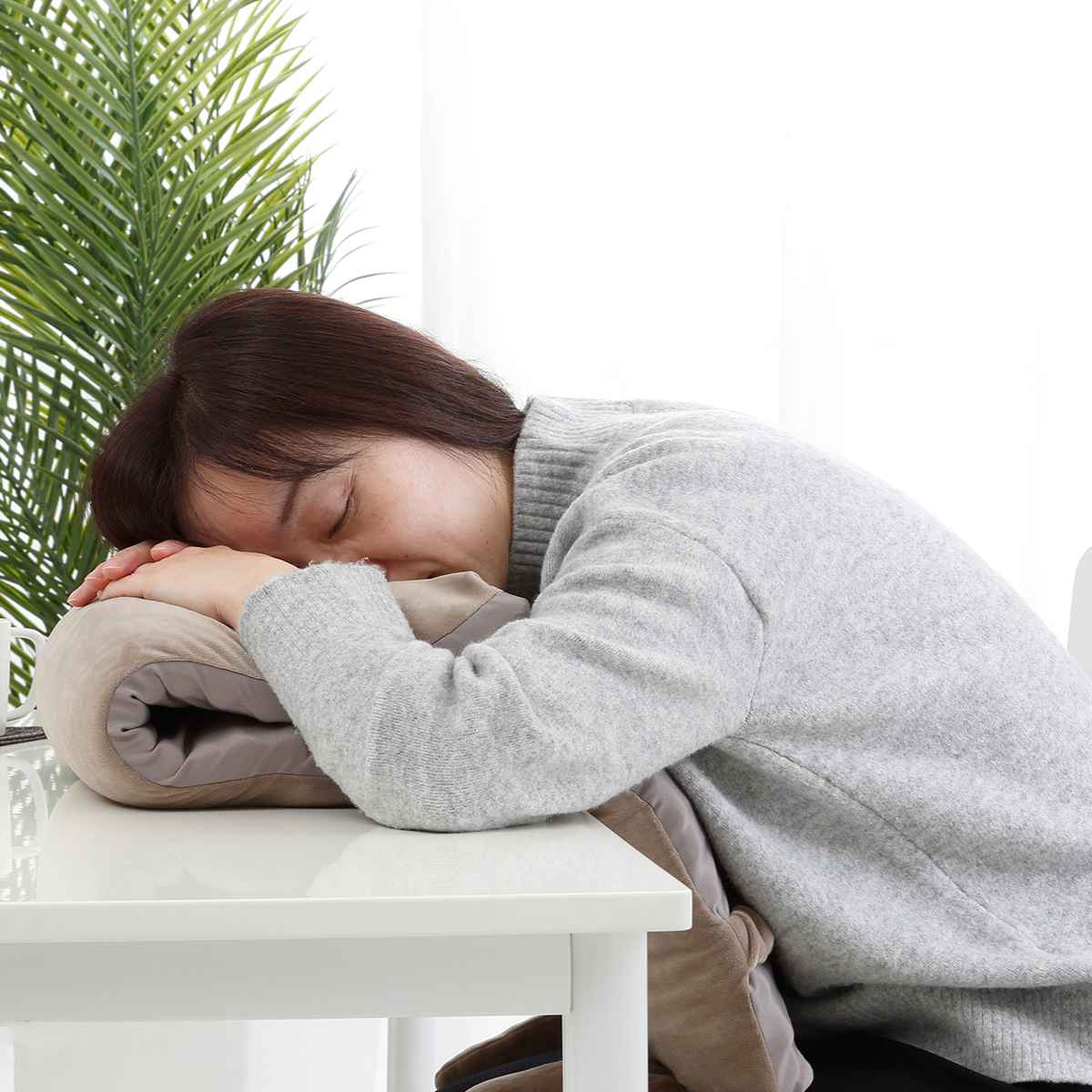 西川（nishikawa） おひるねピロー くるくるマルチ スヌーピー お昼寝