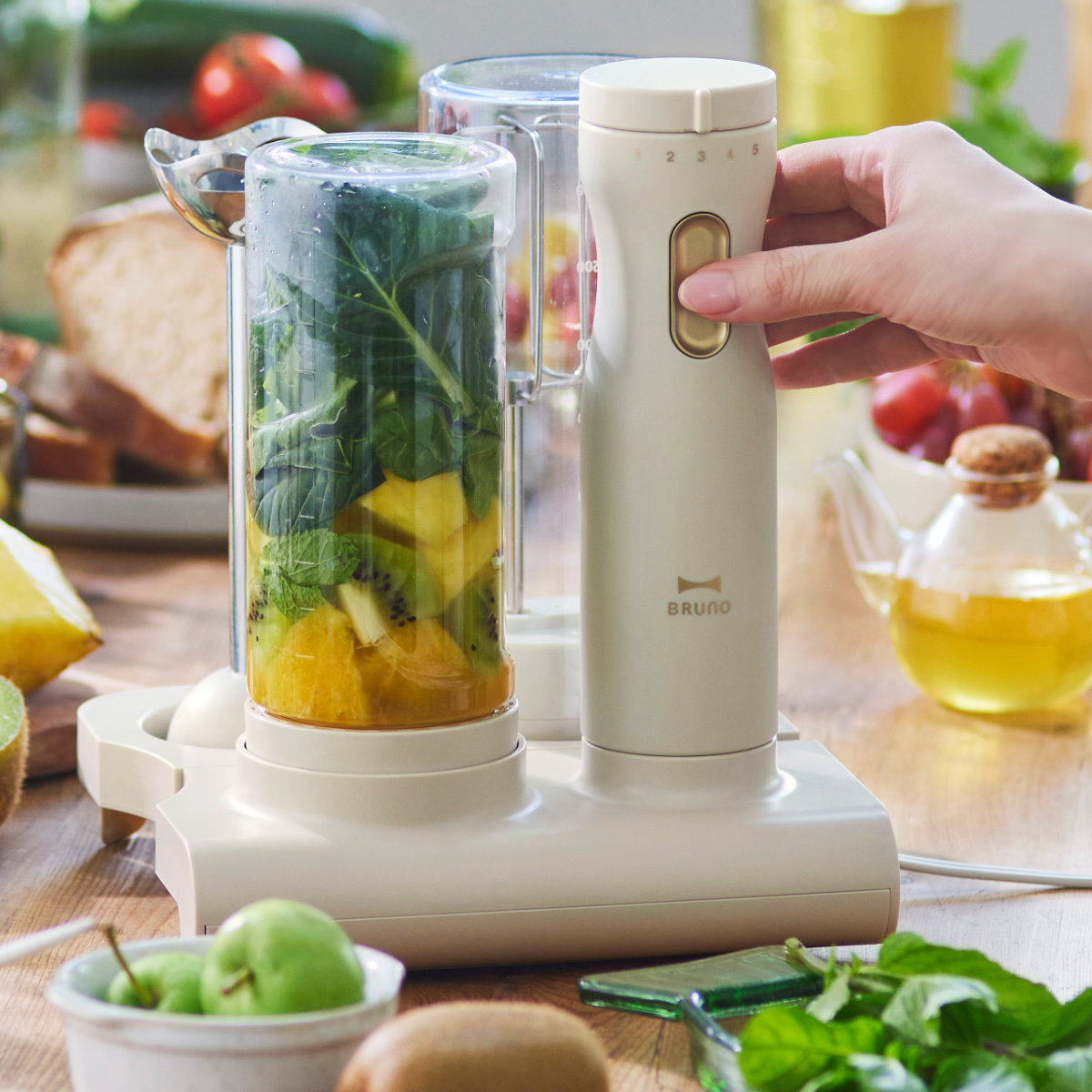 BRUNO crassy+ ブレンダーセット スタンドハンディブレンダー フード