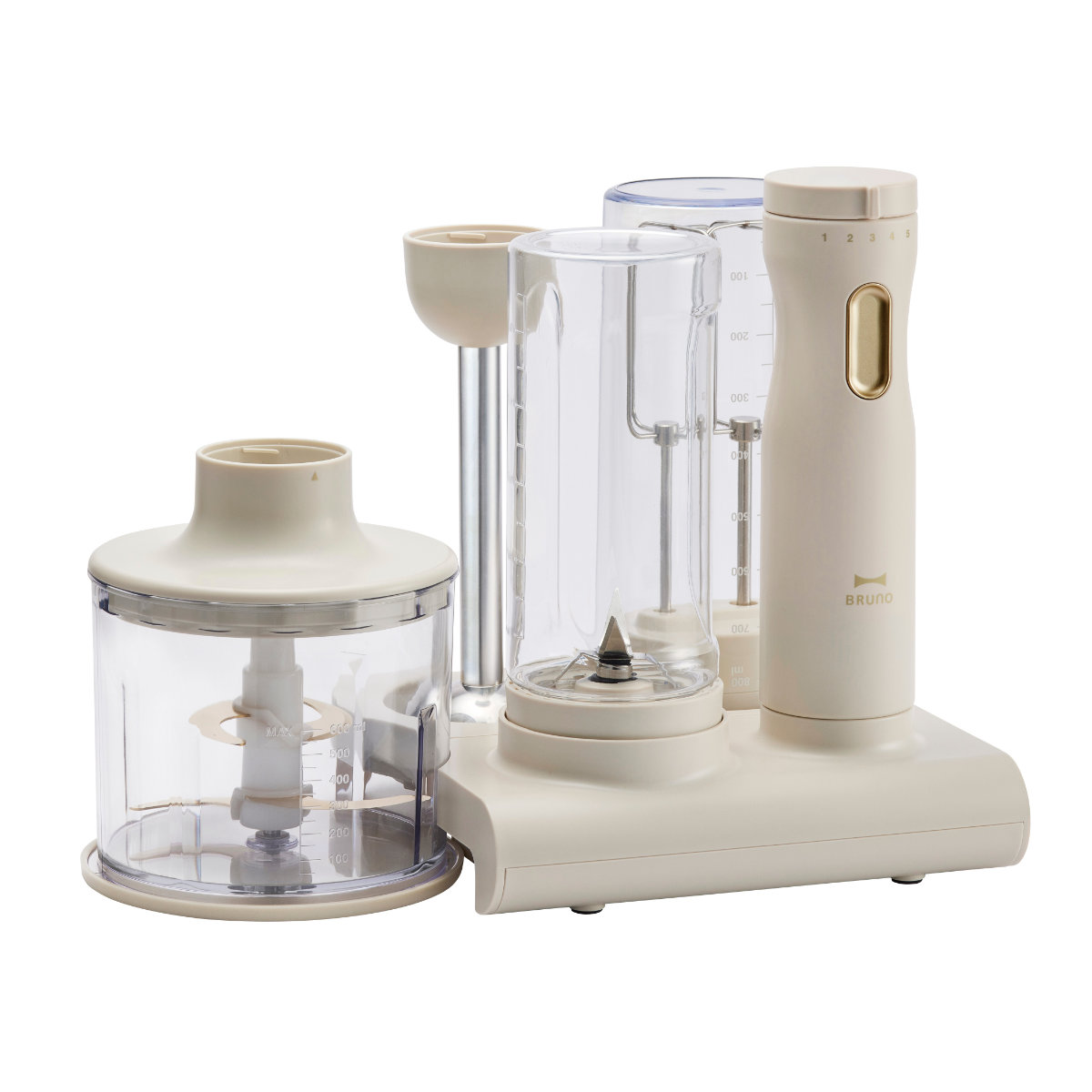 BRUNO crassy+ ブレンダーセット スタンドハンディブレンダー フード
