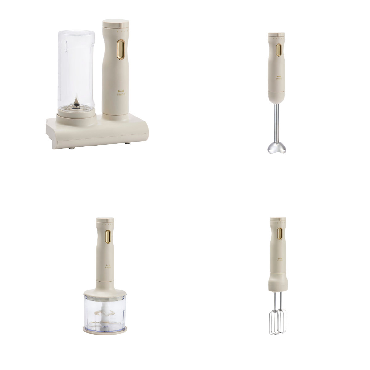BRUNO crassy+ ブレンダーセット スタンドハンディブレンダー フード