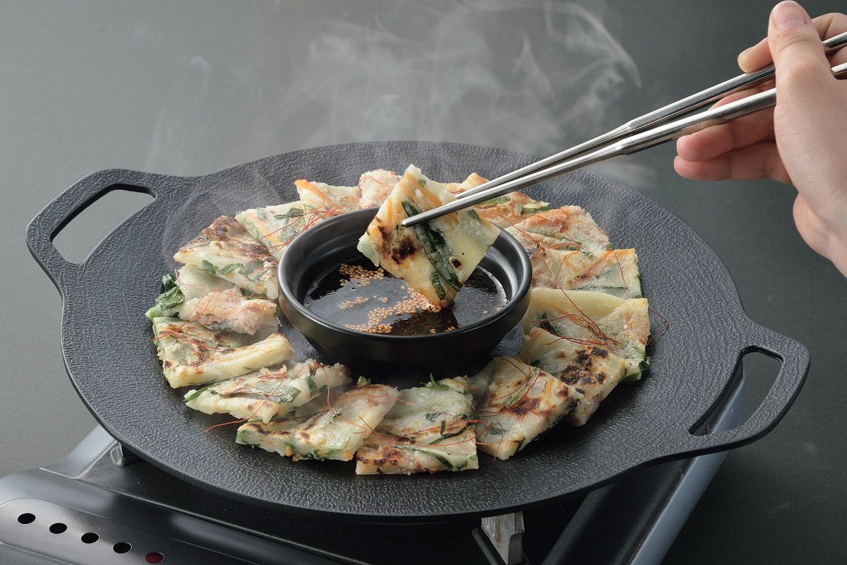 パール金属 焼肉マルチプレート 30cm丸型 IH対応 鋳物製 韓味家