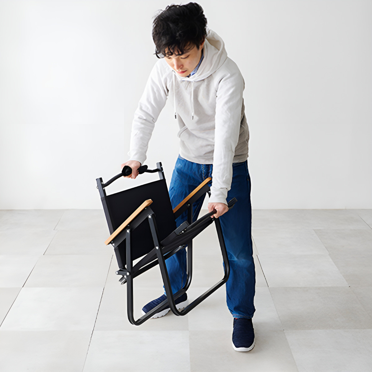 HAGiHARA（萩原） テーブルチェアセット 3点セット 折りたたみ