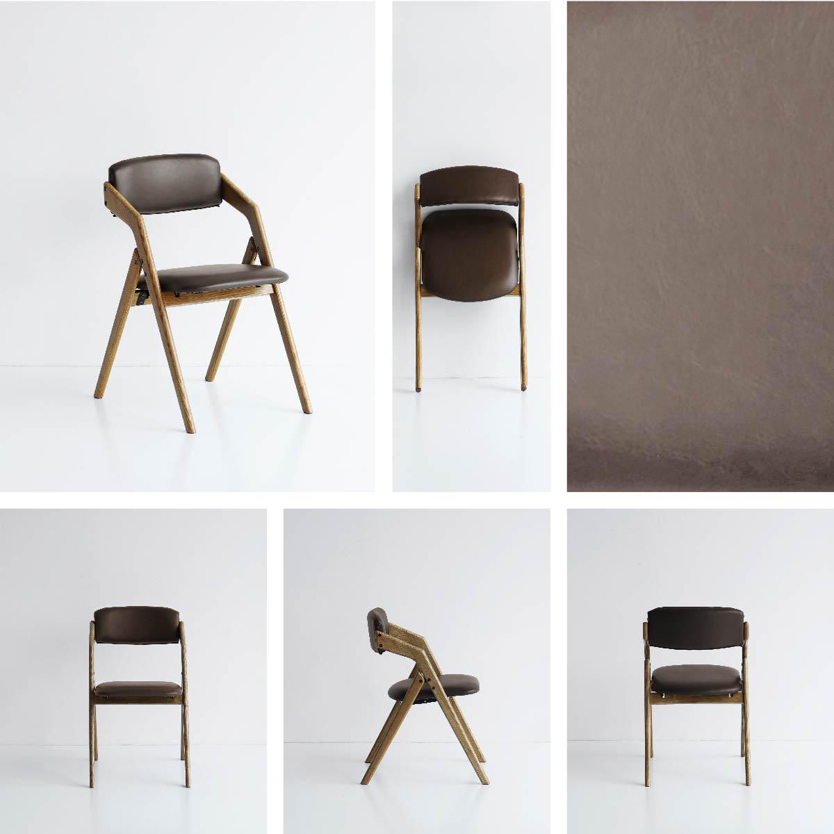 ICHIBA（市場） 特典付き ダイニングチェア 座面高44cm 折りたたみ