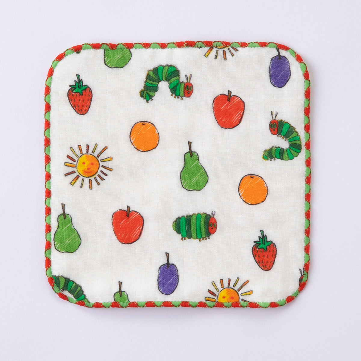 ウェーブ ミニタオル はらぺこあおむし 15×15cm （ ハンドタオル
