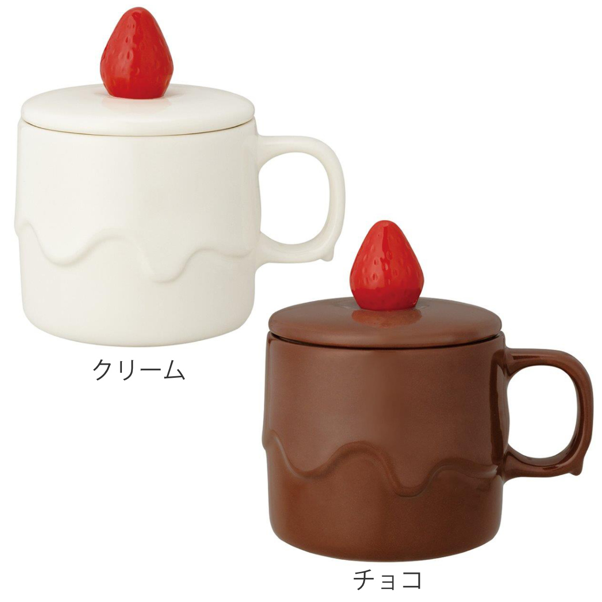 DECOLE（デコレ） マグカップ 250ml キャンドルケーキマグ 陶器