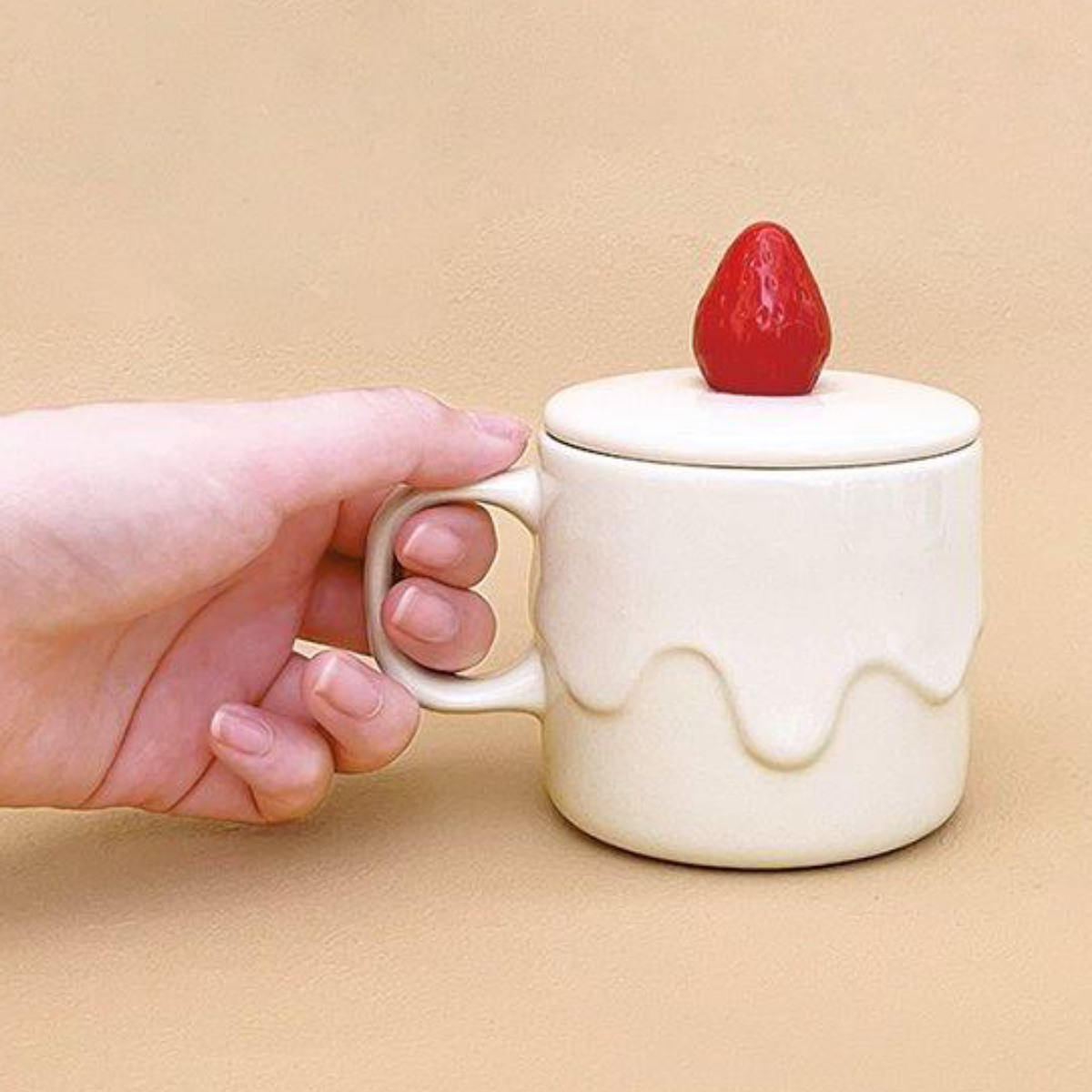 DECOLE（デコレ） マグカップ 250ml キャンドルケーキマグ 陶器