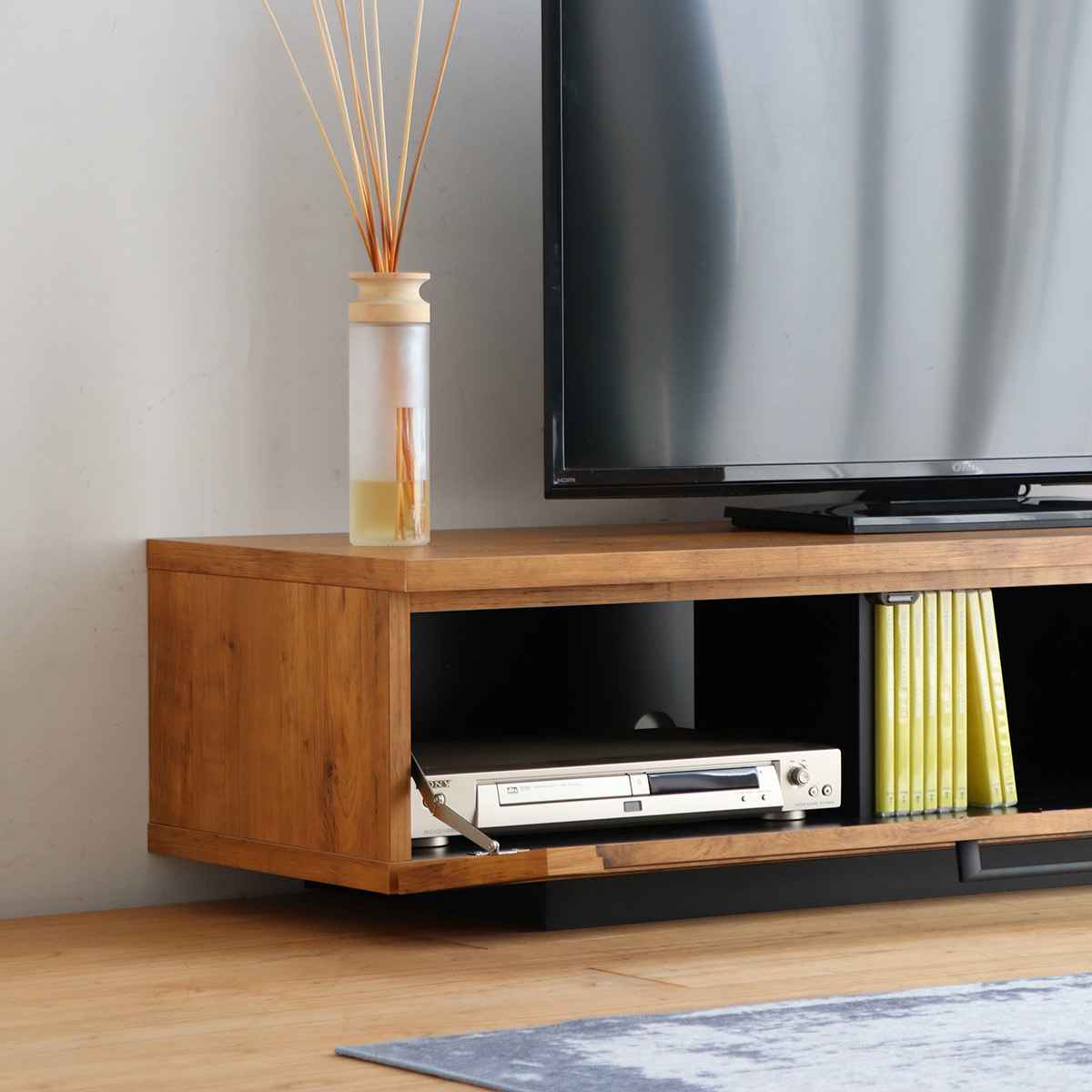 ローボード テレビ台 ヴィンテージ調 シンプルデザイン 約幅140cm 
