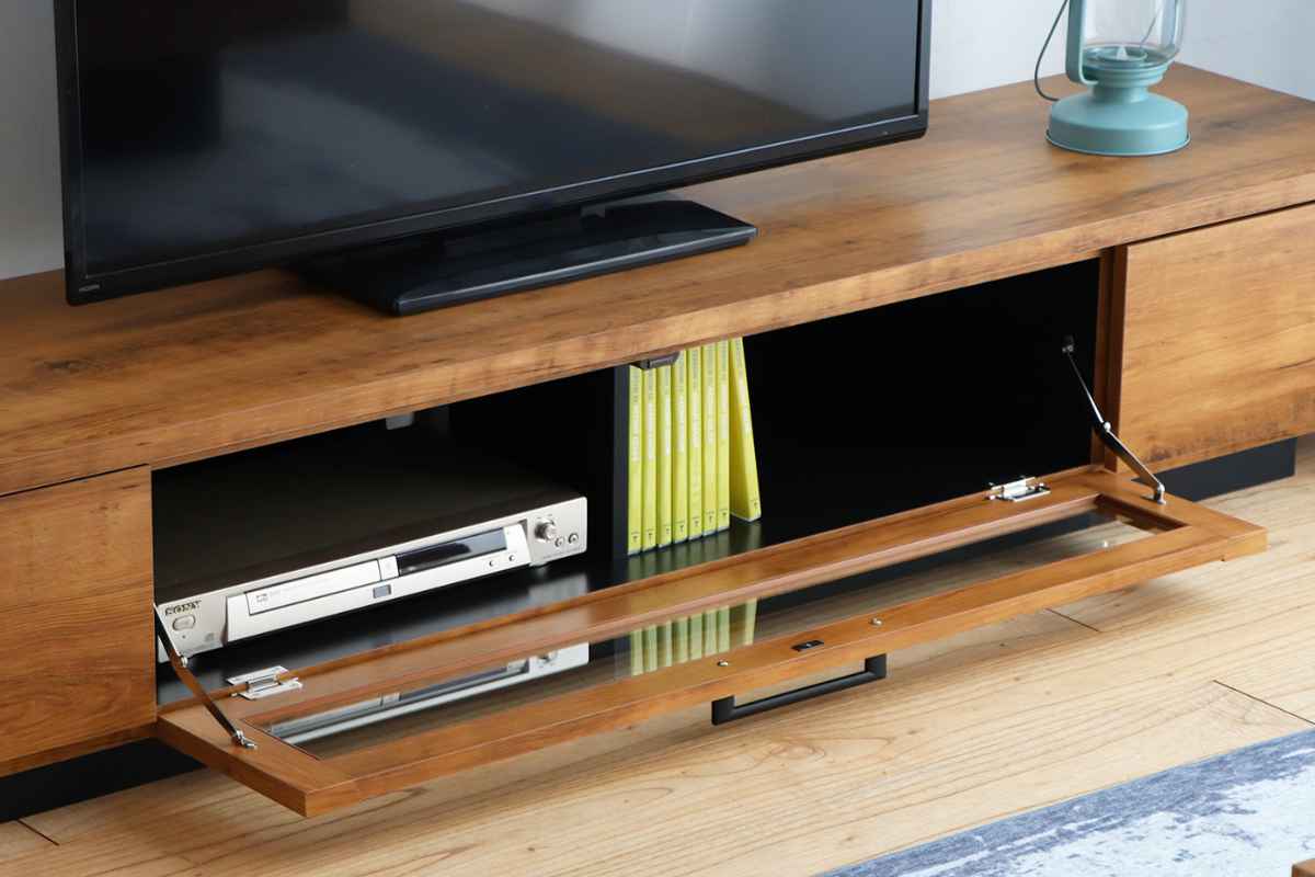 ローボード テレビ台 ヴィンテージ調 シンプルデザイン 約幅180cm