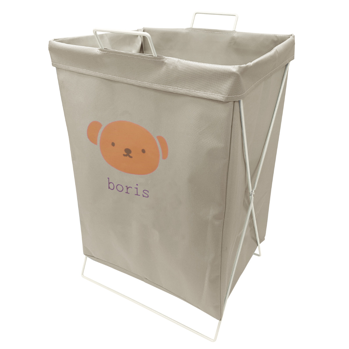オカトー ランドリーバスケット miffy boris 折り畳み式 横置き