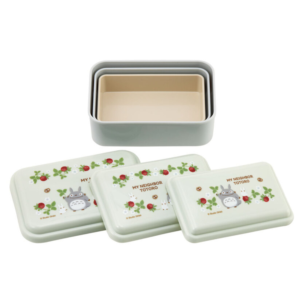 スケーター 弁当箱 抗菌入子式シール容器 3個セット