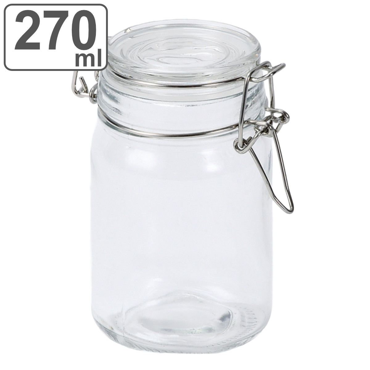 パール金属 保存容器 270ml ロック式保存ビン ナチュラル （ 密閉