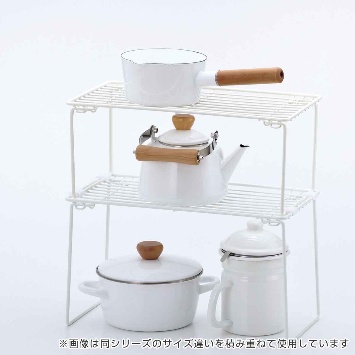 キッチンラック ブランキッチン 積み重ね棚 M...の詳細画像2